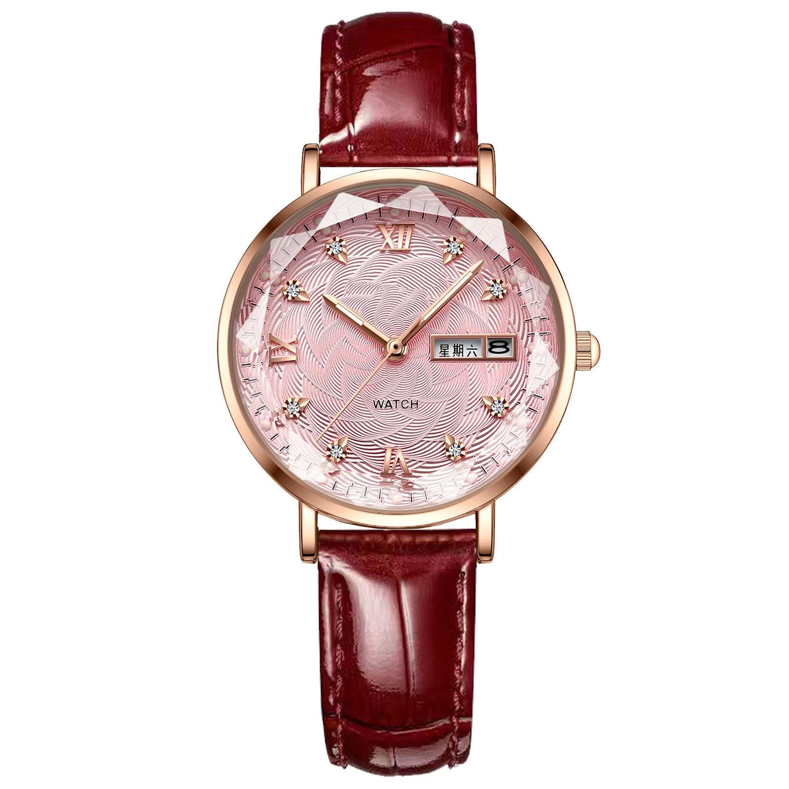 Women's Fashion Simple Waterproof Luminous Quartz Watch - Nioor