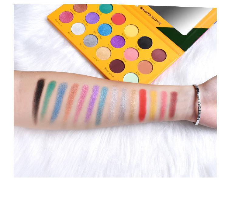 18 Color Diary Eyeshadow Pearly Matte Burst Eyeshadow - Nioor