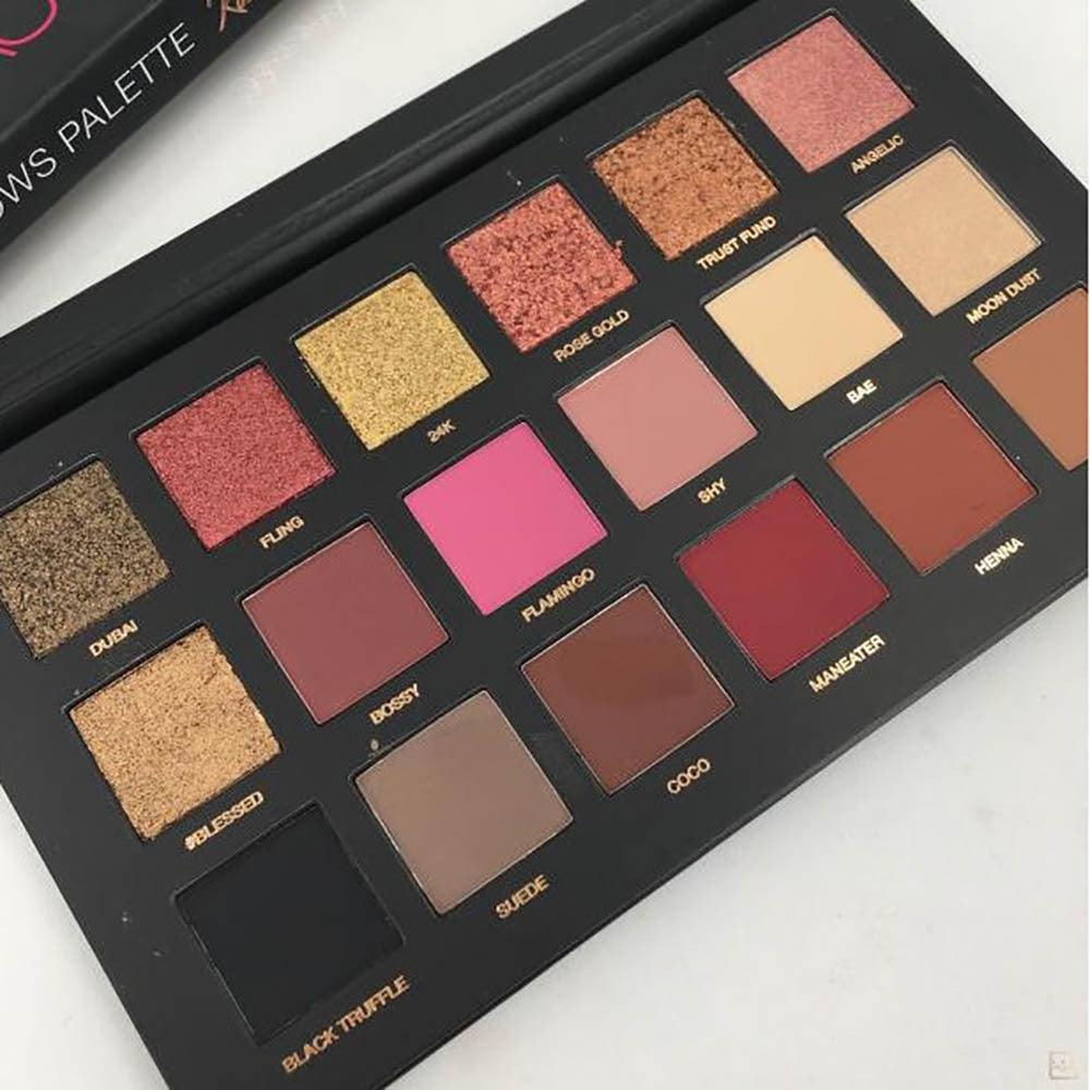 18 color eye shadoweye shadow Rose Gold Palette - Nioor