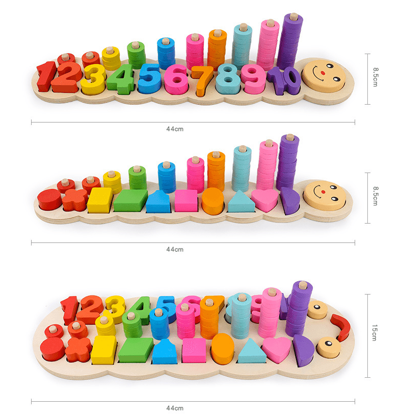 Early Childhood Education Wooden Logarithmic Board - Nioor