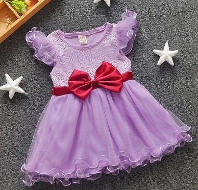 Baby Dress Girl Summer Short Sleeved Princess Skirt