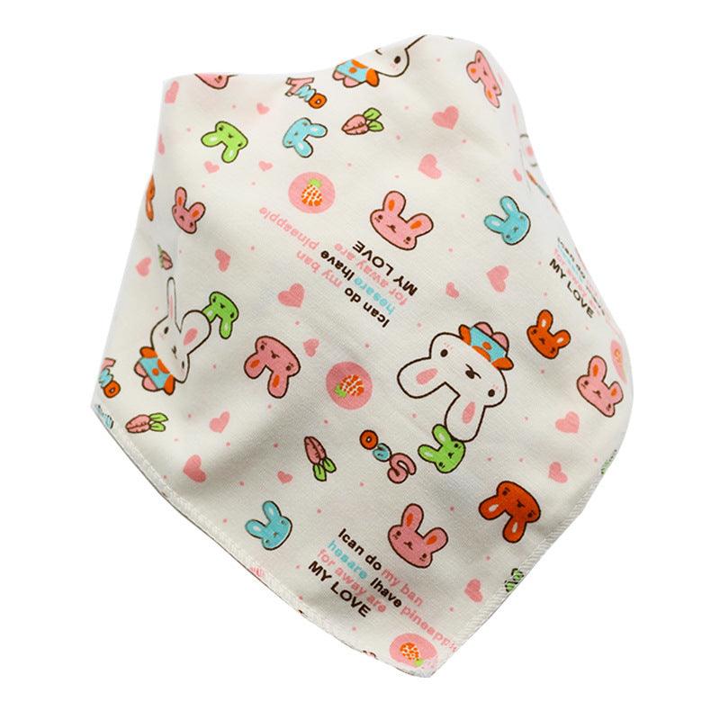 Baby Bibs Waterproof Triangle Cotton Cartoon Child Baberos Bandana Bibs Dribble Bibs Newborn Slabber Absorbent Cloth - Nioor