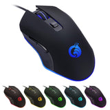 Wired gaming mouse glows - Nioor