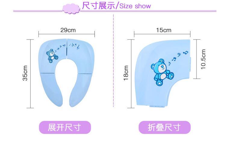 Toilet Seat Folding Toilet Seat for Children - Nioor