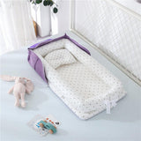 Cotton Portable Baby Crib Newborn Foldable - Nioor