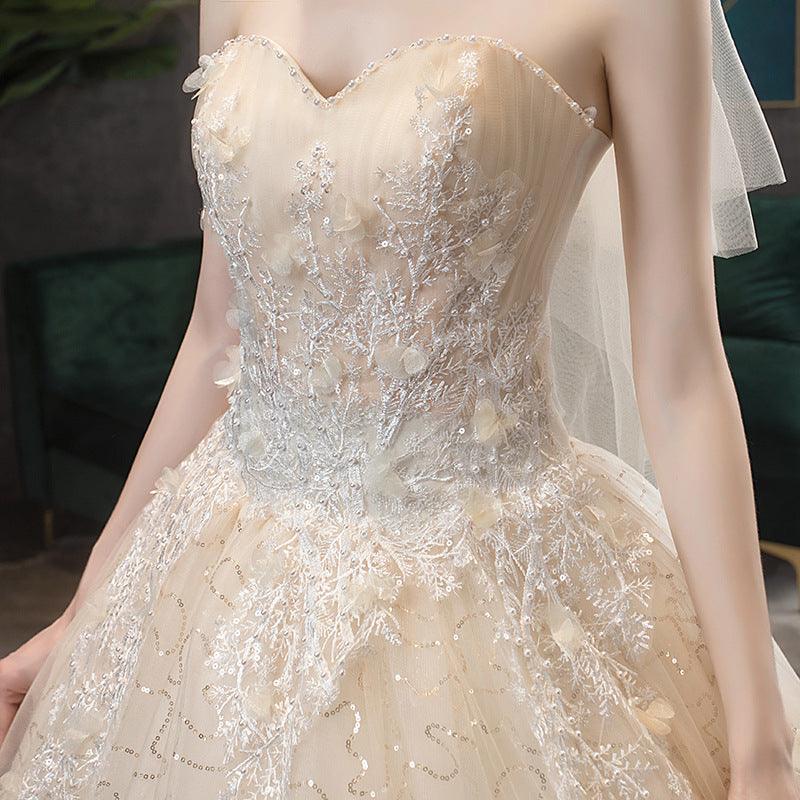 Going out Sasen light wedding dress - Nioor