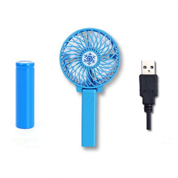 Portable Mini Hand Fan USB Rechargeable Foldable Handheld Fan - Nioor