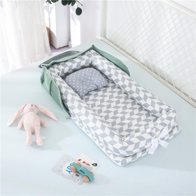 Cotton Portable Baby Crib Newborn Foldable - Nioor