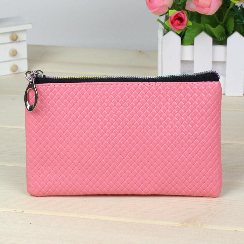 Women's Creative Zero Purse 10 Yuan Store Pu Zipper Pocket Pocket Candy Color Mini Coin Bag Handbag - Nioor