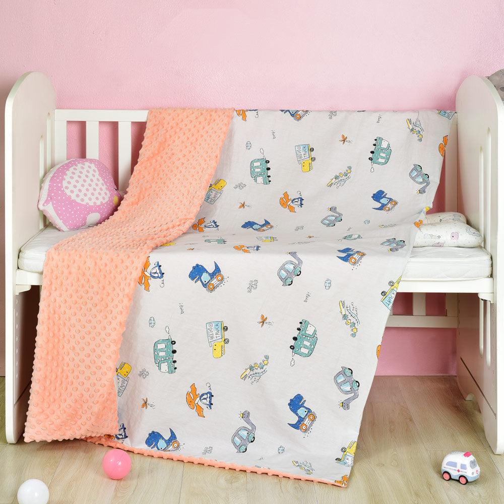 Cotton cartoon baby blanket, baby comfort peas blanket - Nioor