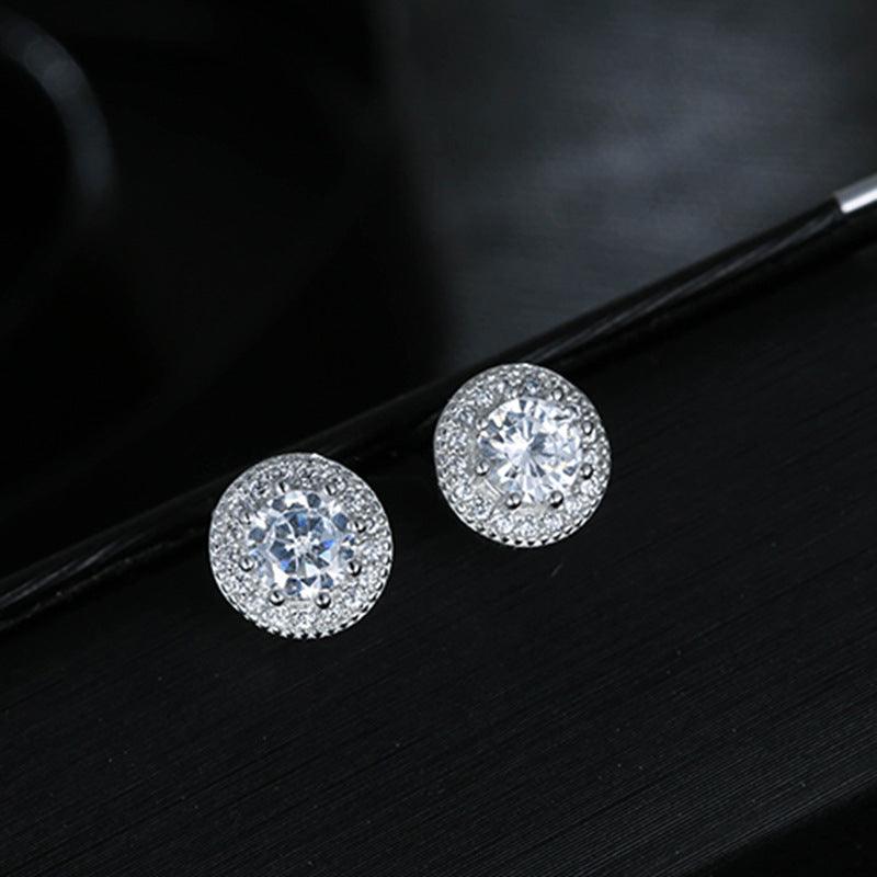 Diamond stud earrings - Nioor