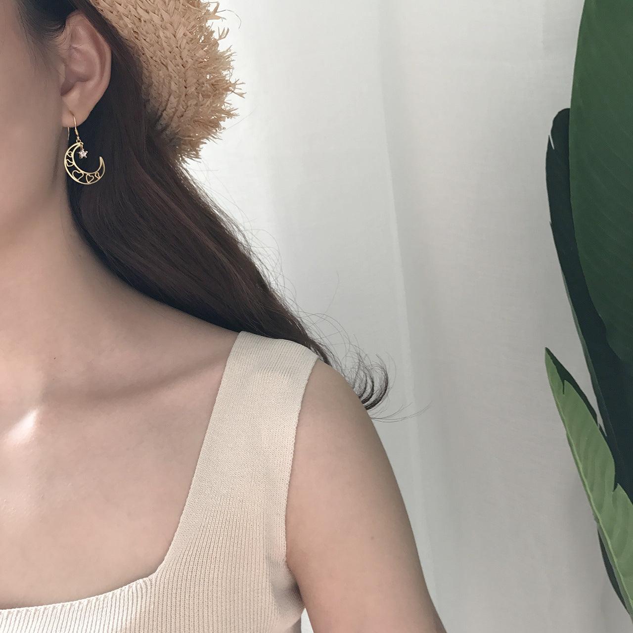 Personalized Xingyue Love Earrings Silver - Nioor