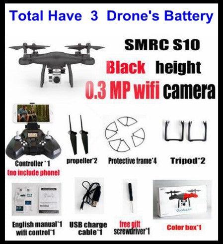 Sales Promotion WiFi 2MP Camera With S10 SMRC FPV Quadcopter Drone Helicopter UAV Micro Remote Control Toy RACER KIT Aircraft - Nioor