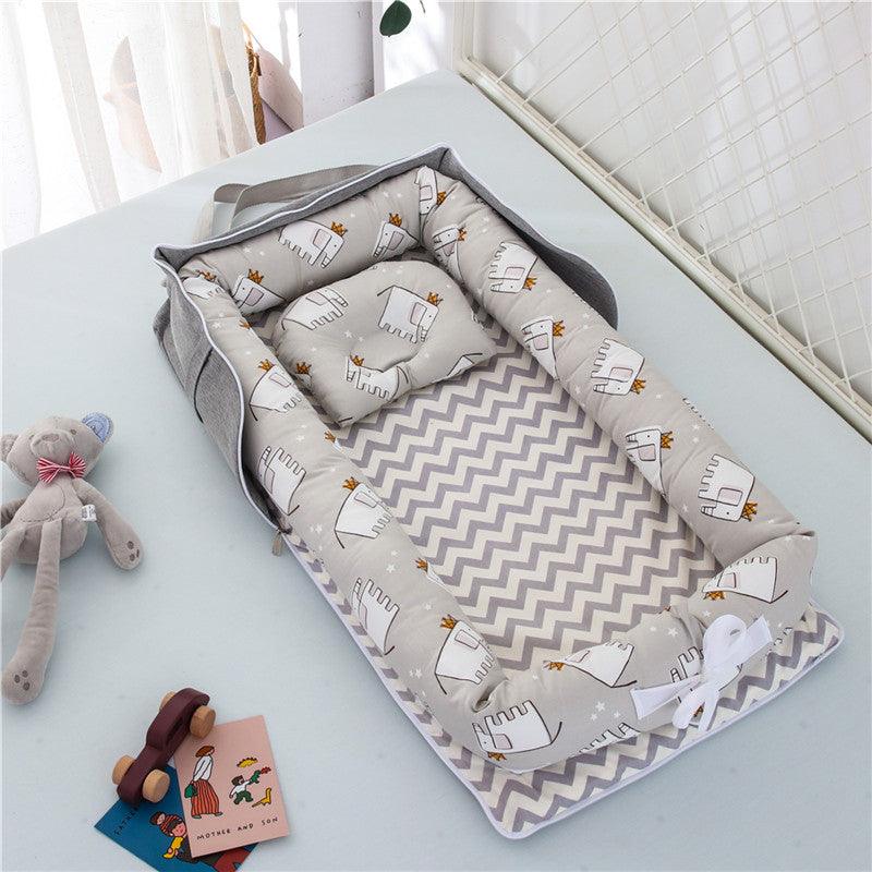 Cotton Portable Baby Crib Newborn Foldable - Nioor