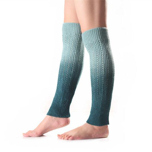 Warm Knitted Leg Gaurd Set Stockings - Nioor