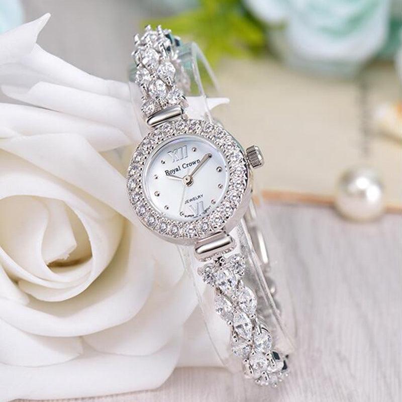 Watch Bracelet Quartz Full Star Diamond Women's Watch - Nioor