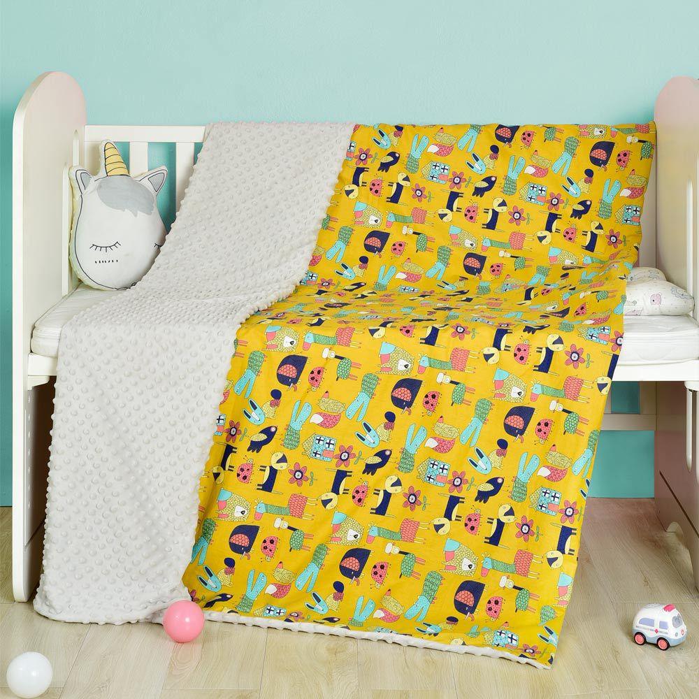 Cotton cartoon baby blanket, baby comfort peas blanket - Nioor