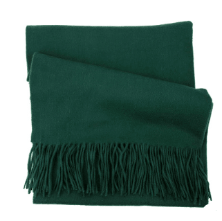 Men's cashmere scarf virgin woollen popular wild solid color warm thick scarf monochrome shawl - Nioor