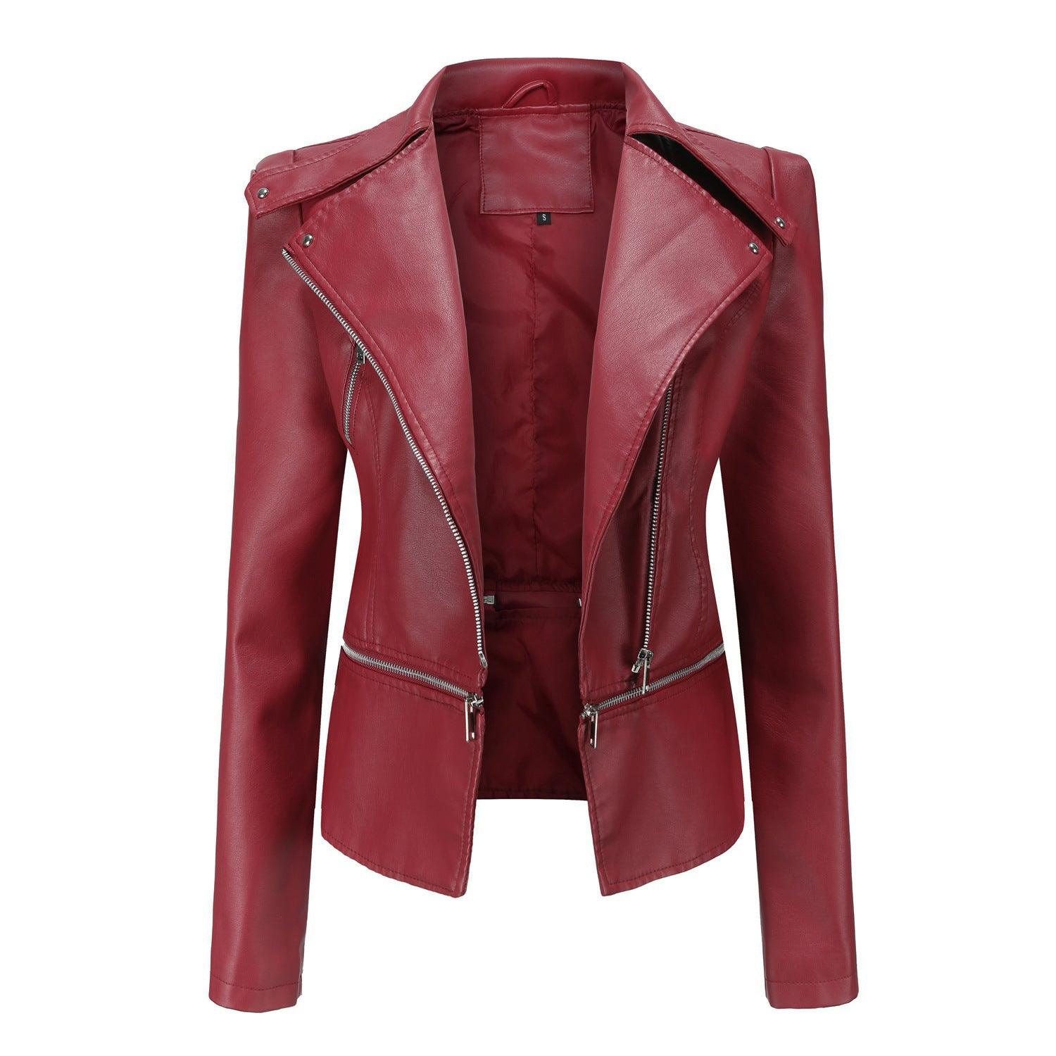 Motorcycle Leather Jacket - Nioor