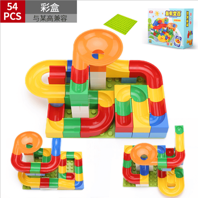 Children Large Particles Assembled Slide Puzzle Blocks Toys 3-10 Years Old Boy Toy - Nioor