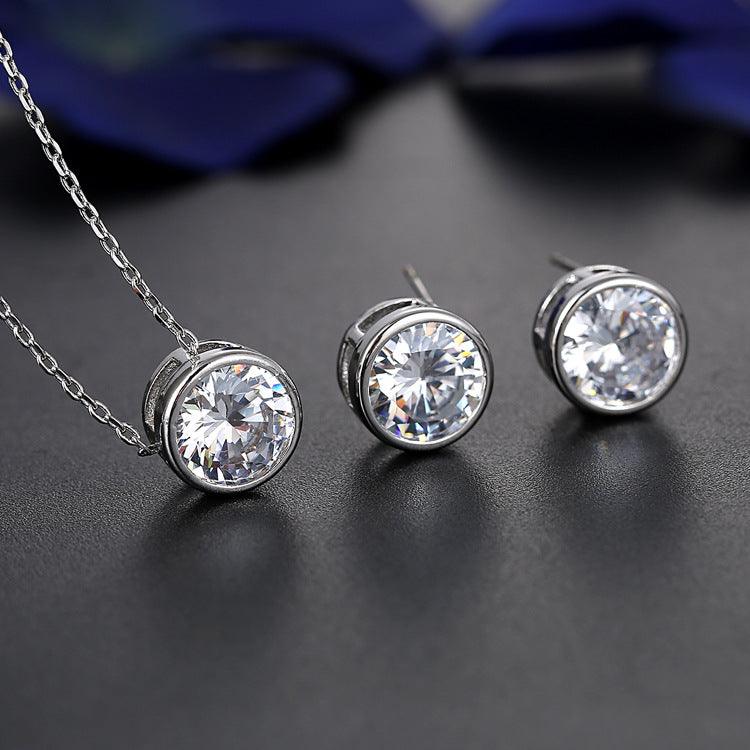 The bride and bride fashion accessories jewelry set all-match Pendant Earrings NEW - Nioor