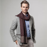 Ethnic classic plaid casual warm scarf - Nioor