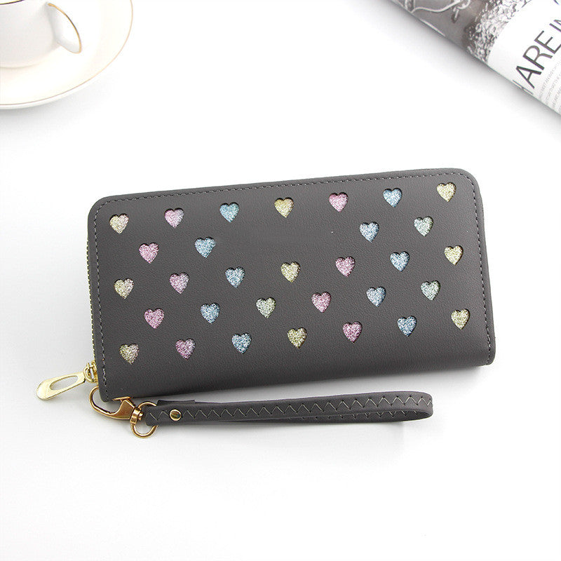 Women's Fashion Long Large Capacity Zipper Wallet