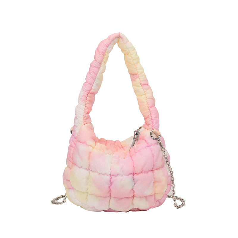 Cloud Bag Bubble Pleated Nylon Puff Handbag