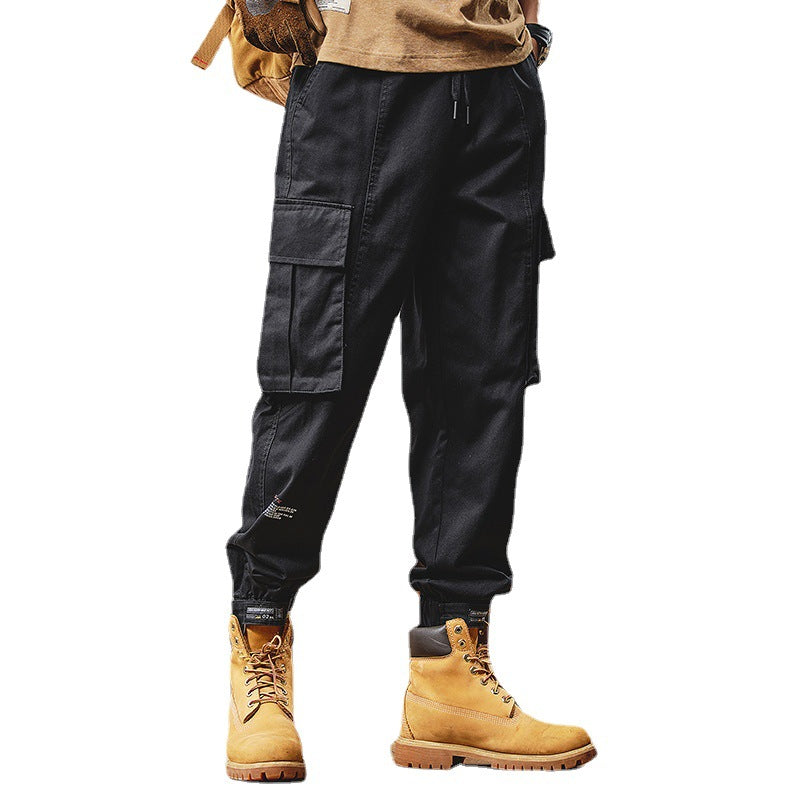 Men's Loose Straight Heavy Heavy Cargo Pants