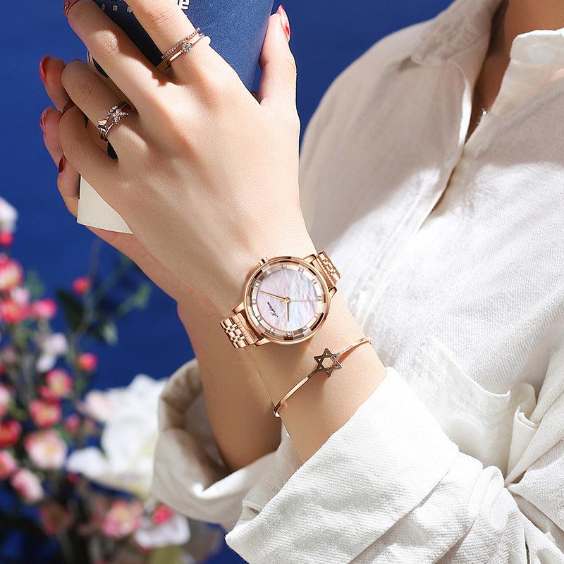 Women's Watch Simple Rhinestone Quartz Watch Trend - Nioor