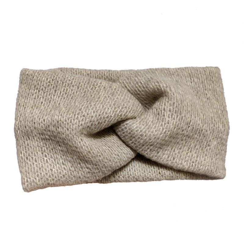 Autumn And Winter Wool French Cross Hairband - Nioor