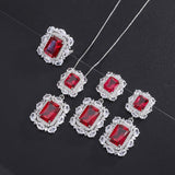 S925 Silver Needle Simulation Jewelry Accessories Set - Nioor