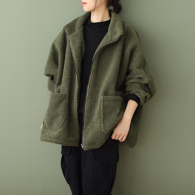 Women's Cashmere Casual Loose Artistic Velvet Sweater Coat - Nioor