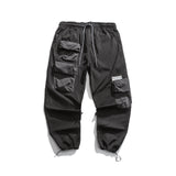 Personalized Functional Tooling Multi-pocket Loose-fitting Track Pants