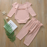 Pullover European And American Baby Romper Pure Cotton Pure Color Virgin Pajamas