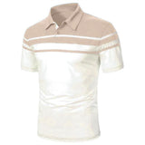 Men's Striped Polo Short Sleeve - Nioor