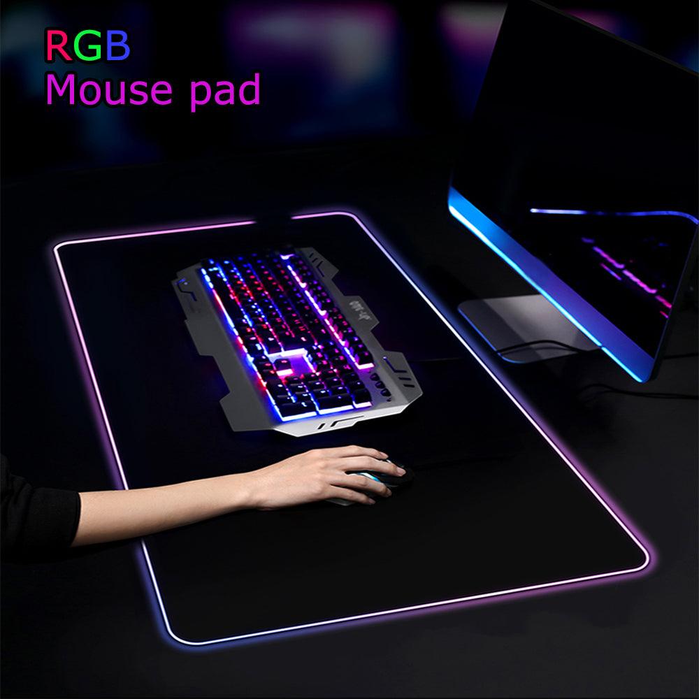 Luminous Mouse RGB Mouse LED Gaming Large Office Desk Pad - Nioor