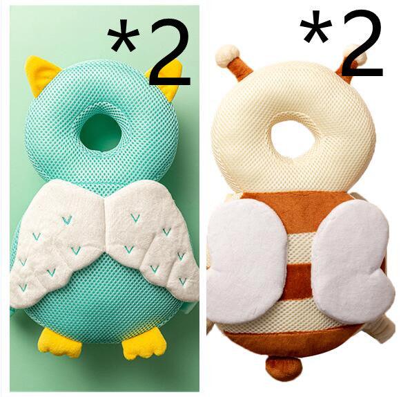 Baby Toddler Headrest Child Protection Baby Head Protection Cushion Cute Angel Wings - Nioor