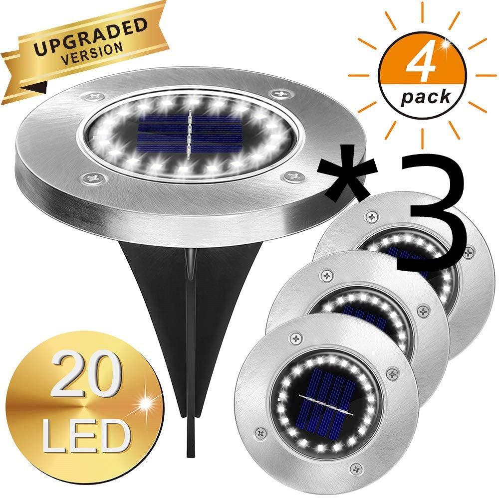 8LED Waterproof Solar Powered Garden Lights - Nioor