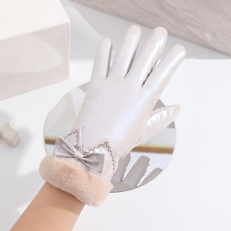 Women's Warm Thickened Velvet Gloves - Nioor