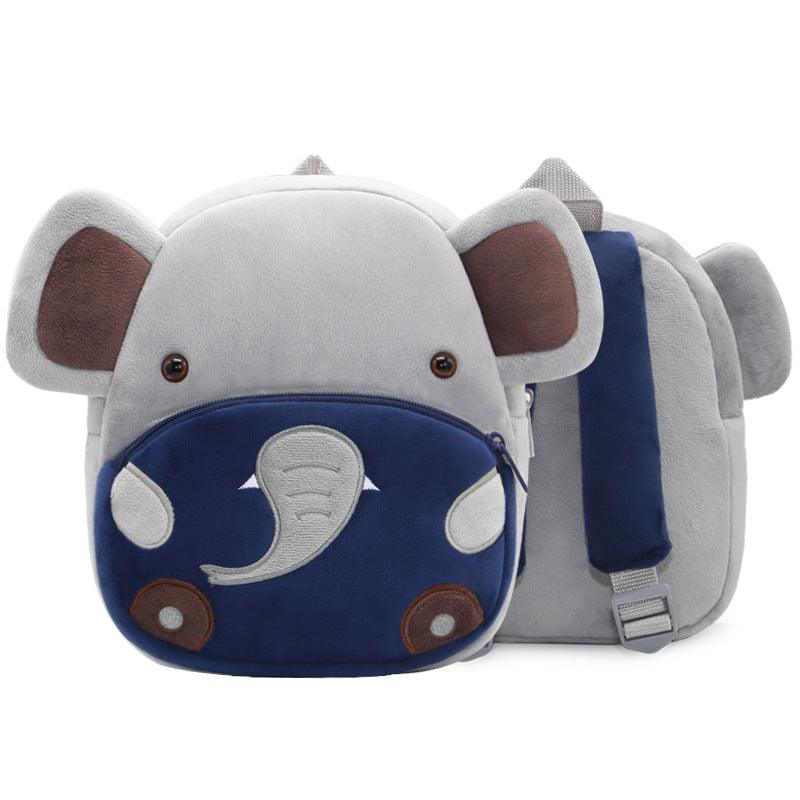 Cute Plush Backpacks Kindergarten Cartoon School Bags Children Animal Toys Bag - Nioor