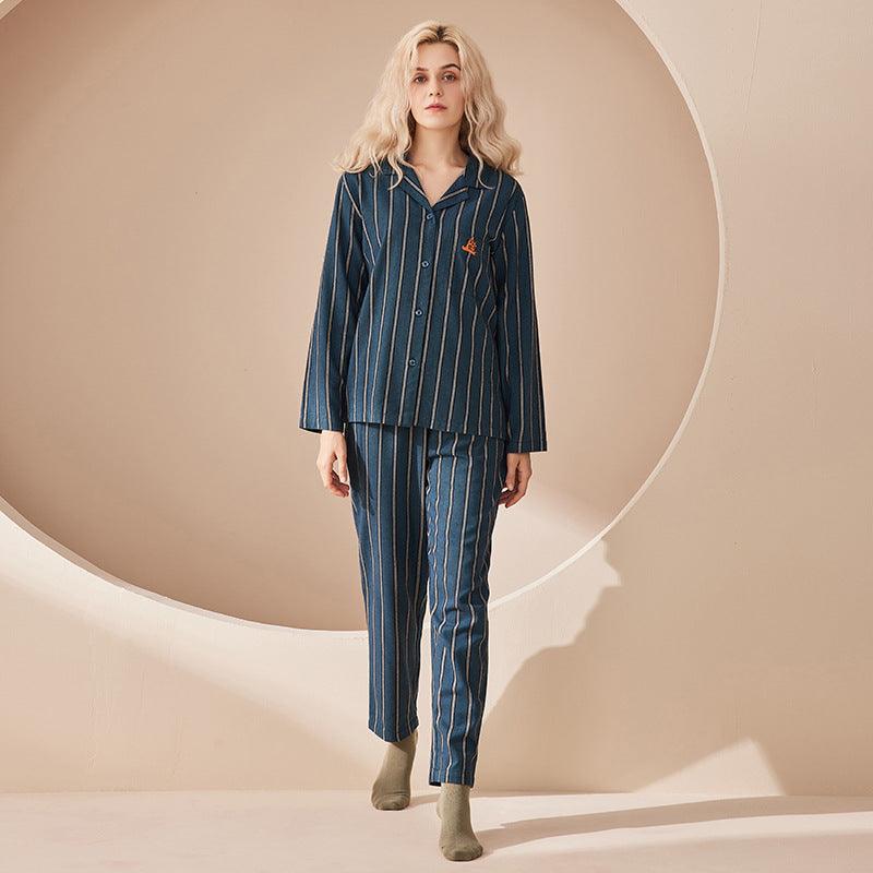 New Home Thickened Cotton Pajamas - Nioor