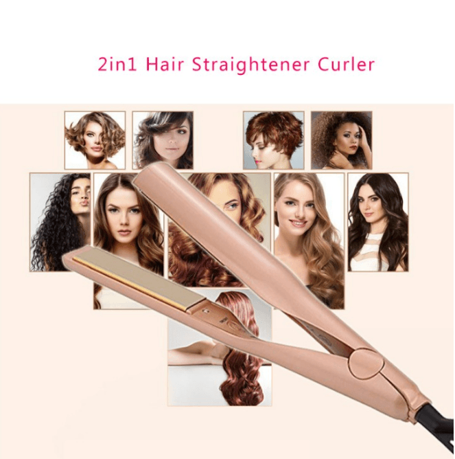 2 IN 1 Mestar Iron Pro Automatic Rotating Roller Hair Curler Heating Automatic Ceramic Curling Iron Magic Hair Styling Tool - Nioor