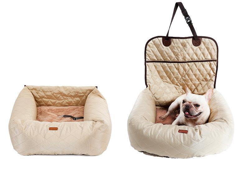 2 In 1 Pet Dog Carrier Folding Car Seat Pad Thickened Multi-purpose Pet Bed Dog Car Mattress Pets Supplies - Nioor