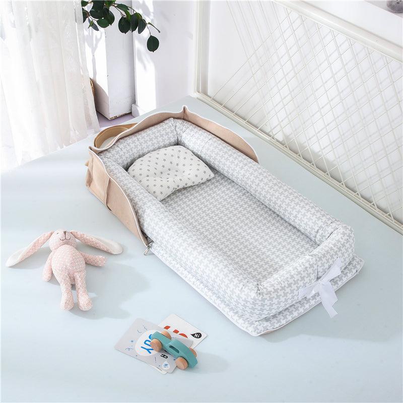 Cotton Portable Baby Crib Newborn Foldable - Nioor