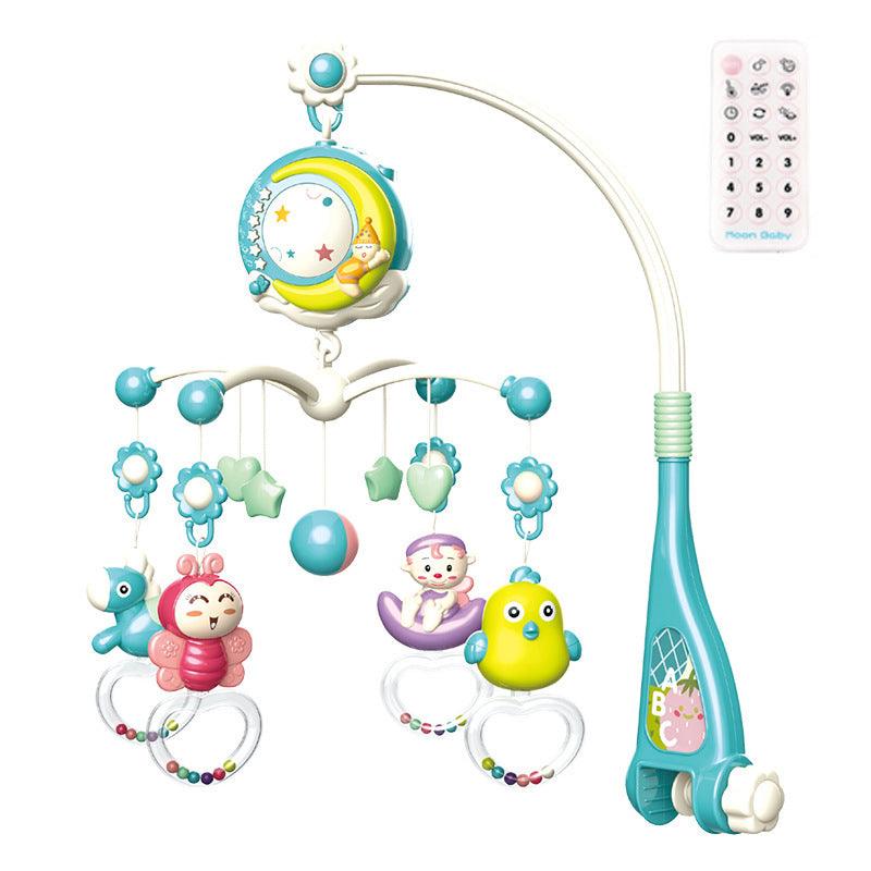 Baby Rattles Crib Mobiles Toy Holder Rotating Mobile Bed Bell Musical Box Projection Newborn Infant Baby Boy Toys - Nioor