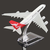 Civil Aviation Aircraft Model Alloy International Airbus Model Simulation Office Aircraft Model Decoration - Nioor