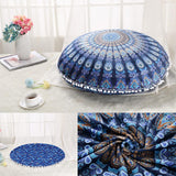 2021 Colorful Mandala Floor Pillows Ottoman Round Bohemian Meditation Cushion Pillow Pouf - Nioor