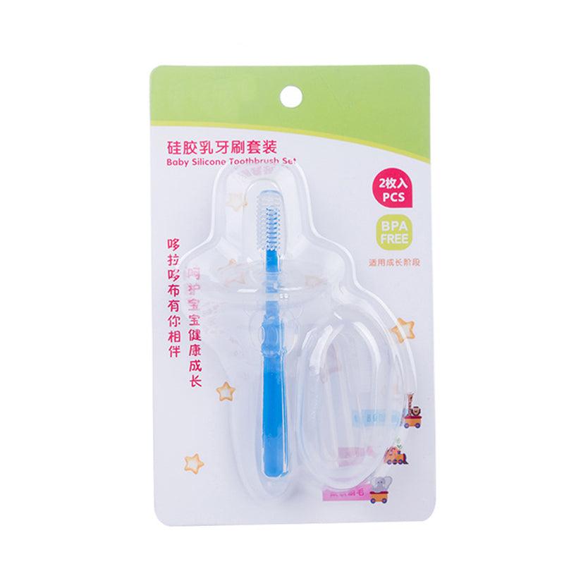 Silicone Baby Toothbrush Kids Teether Training Tool Clear Massager - Nioor