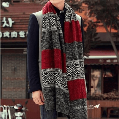 Knitted long scarf - Nioor